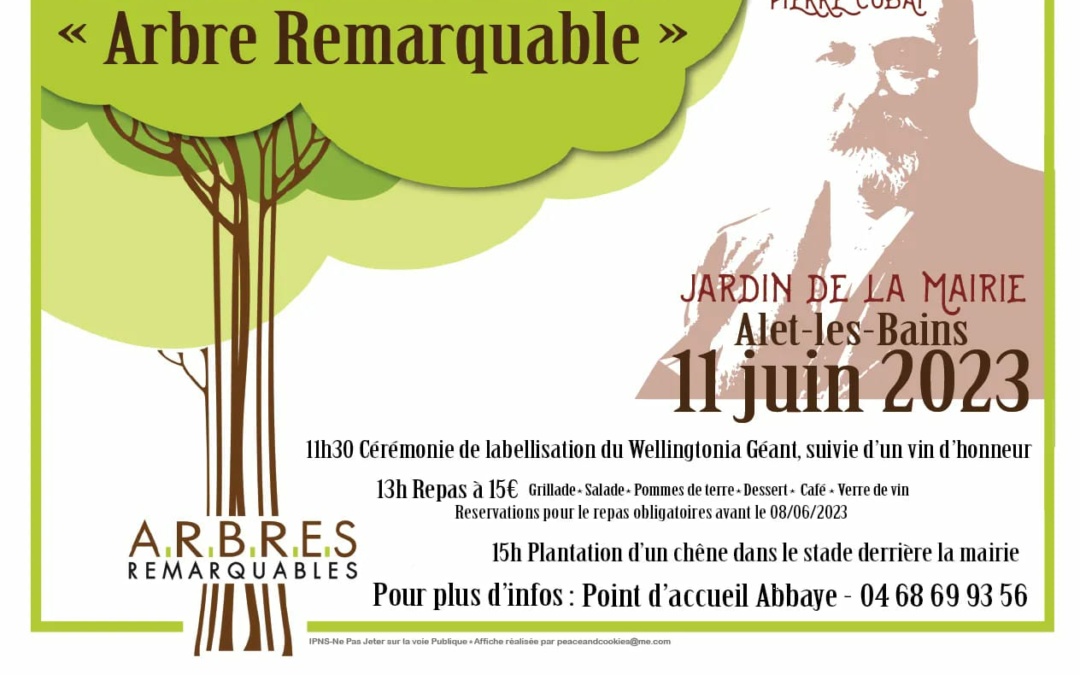 (Français) Labellisation du wellingtonia géant