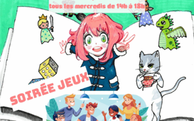 soirée jeux à la médiathèque